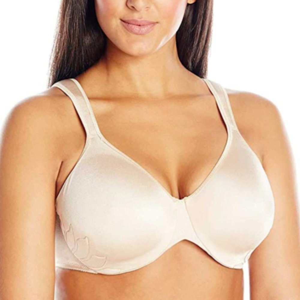 Bali Live It Up Seamless Underwire Bra Comfort Cushion Soft Taupe 40DD